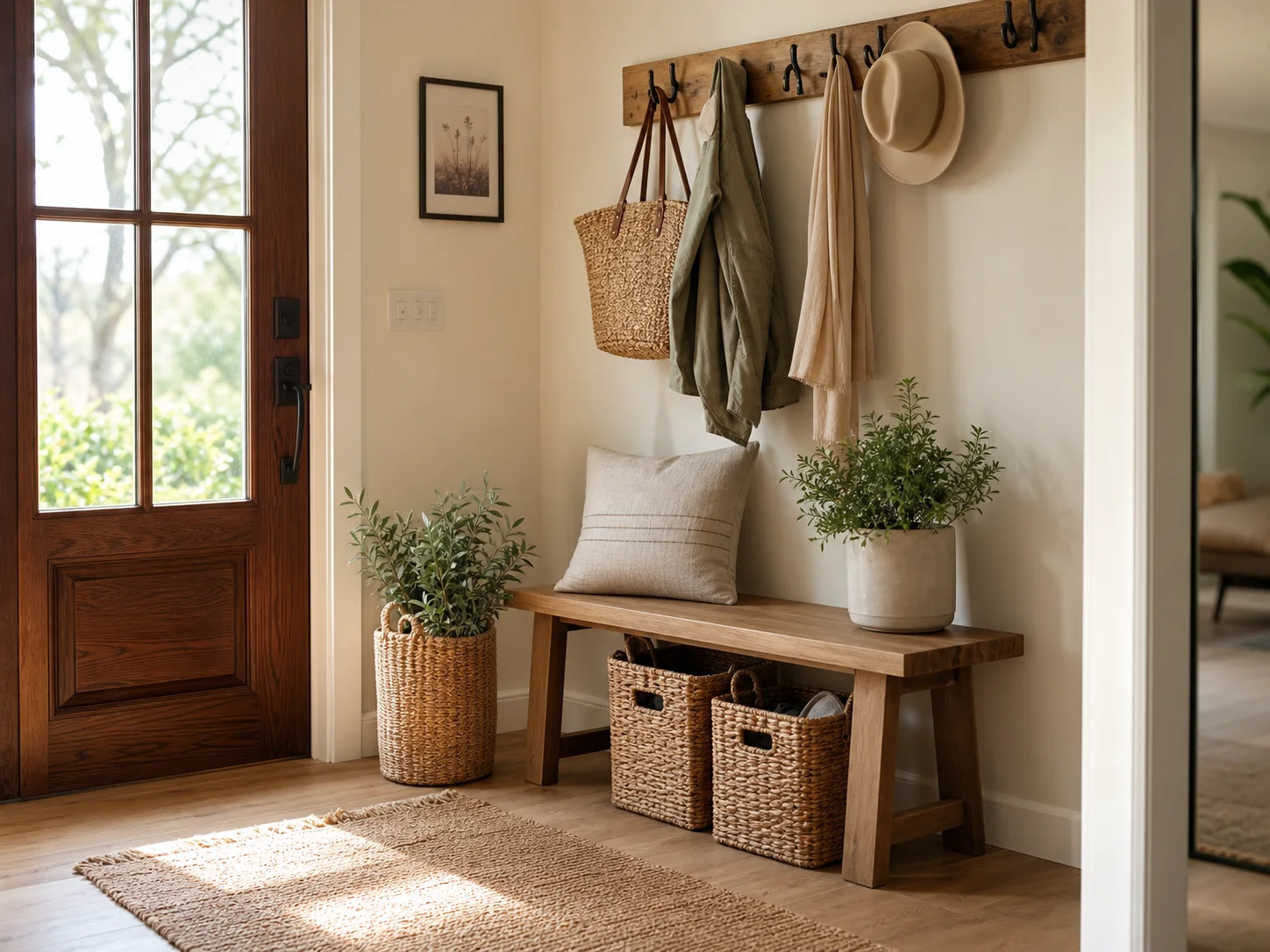 Intérieur organisé et fonctionnel