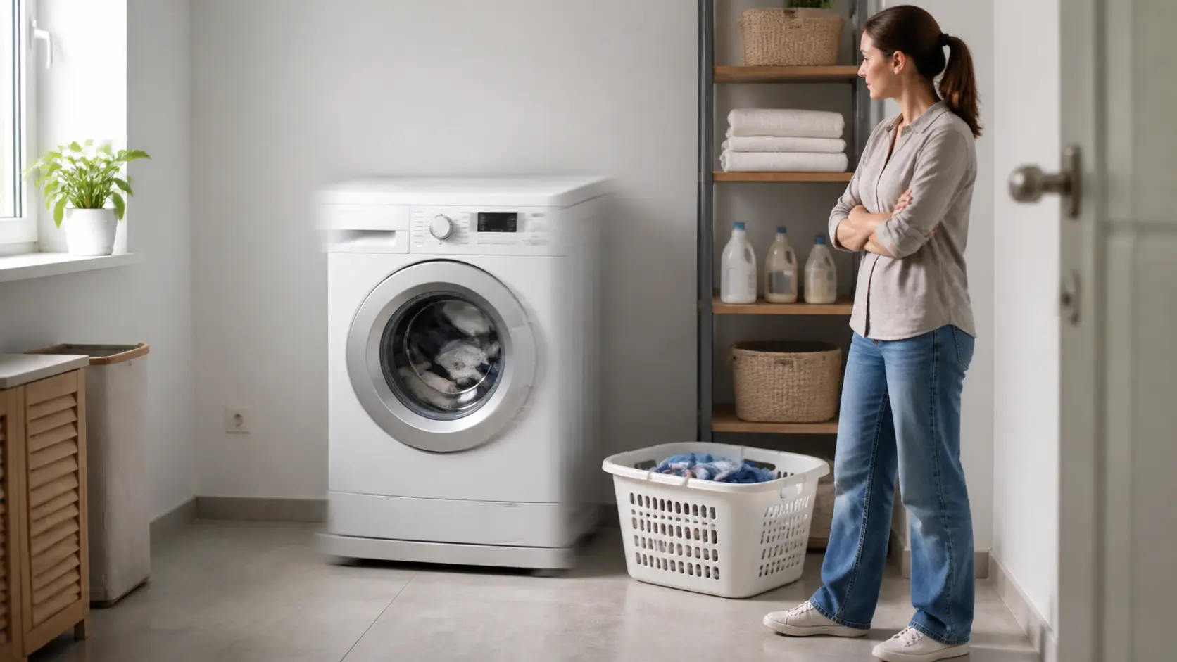 Machine à laver qui bouge, les réglages à faire avant d’appeler un réparateur