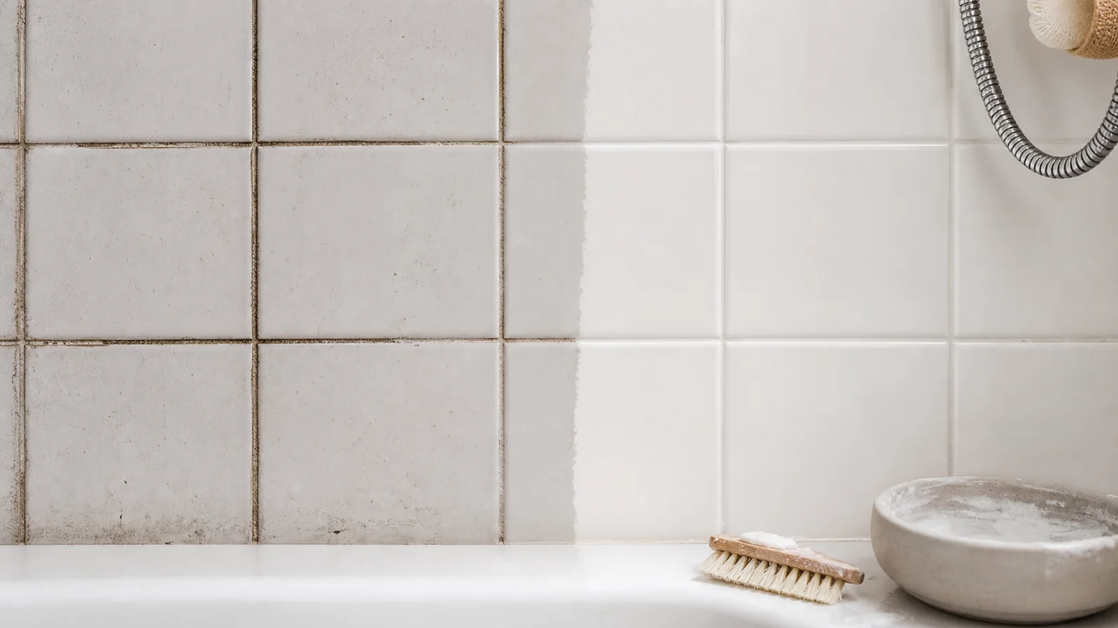 Nettoyer les joints de carrelage de salle de bain sans les abîmer